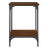vidaXL Couchtisch Braun Eichen-Optik 40x40x55 cm Holzwerkstoff