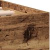 vidaXL Bettrahmen mit Kopfteil Altholz 193 x 95 x 88 cm Holzwerkstoff