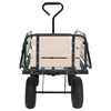 vidaXL Gartenwagen Metall und Holz 250 kg