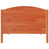 vidaXL Massivholzbett ohne Matratze Wachsbraun 90x190 cm Kiefernholz