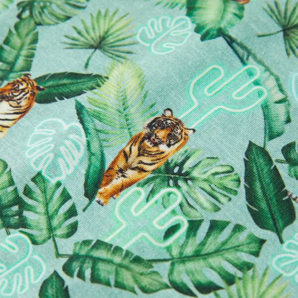 Kinder-T-Shirt Hellgr&uuml;n Melange 128