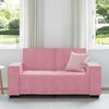 vidaXL 2-Sitzer-Sofa Rosa 120 cm Samt