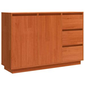vidaXL Sideboard mit Schubladen Braun Eichen-Optik 111 x 34 x 75 cm