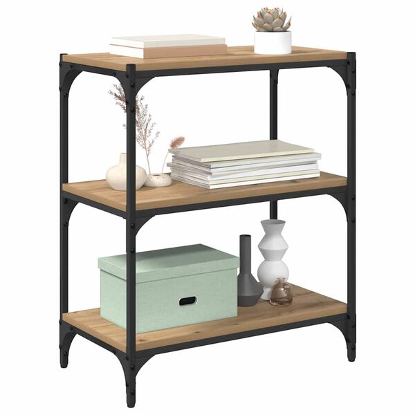 vidaXL B&uuml;cherregal Artisan-Eiche 60 x 33 x 70,5 cm Holzwerkstoff