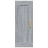 vidaXL Wandschrank Grau Sonoma 35x34x90 cm Holzwerkstoff