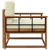 vidaXL Outdoor Mittelsofa Massivholz Akazie Natur