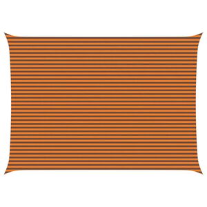 vidaXL Sonnensegel Orange und Braun 7 x 5 m 100 % Polyester Oxford