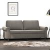 vidaXL 2-Sitzer-Sofa Hellgrau 140 cm Samt