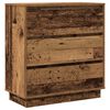 vidaXL Nachttisch Altholz 71 x 34,5 x 75 cm Holzwerkstoff