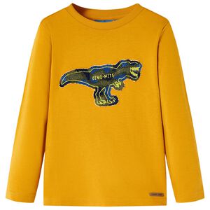Kinder-Langarmshirt Ocker 104