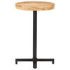 vidaXL Bistrotisch Rund &Oslash;50x75 cm Raues Mangoholz