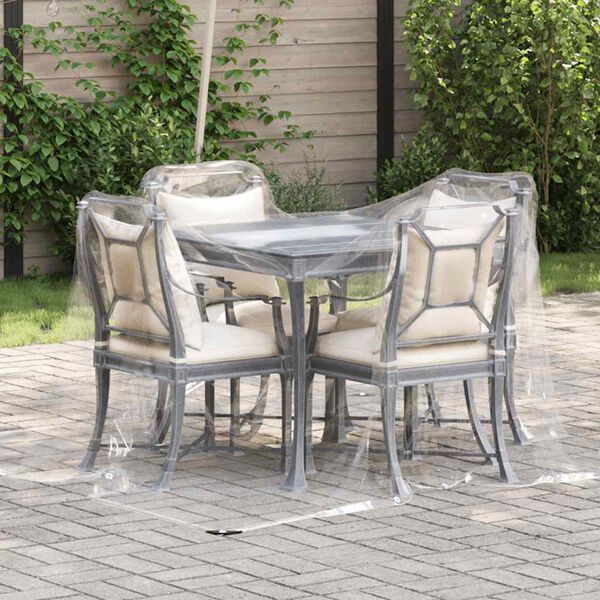 vidaXL Transparente Plane mit &Ouml;sen 2x3 m PVC