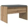 vidaXL Flurbank Artisan-Eiche 63 x 38 x 40 cm