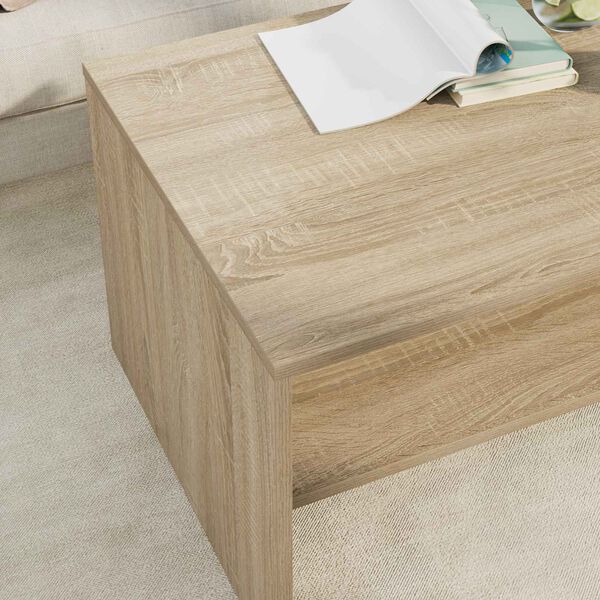 vidaXL Couchtisch Sonoma-Eiche 80 x 50 x 40 cm Holzwerkstoff