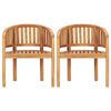 vidaXL 5-tlg. Garten-Lounge-Set Massivholz Teak