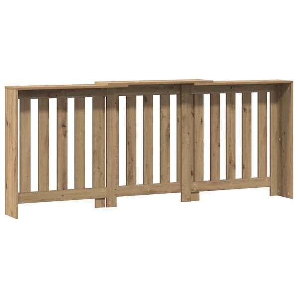 vidaXL Heizk&ouml;rperverkleidung Artisan-Eiche 205x21,5x83,5 cm