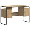 vidaXL Schreibtisch mit Stauraum Artisan-Eiche 120 x 50,5 x 75,5 cm