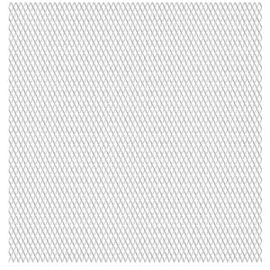 vidaXL Gittermatte Streckmetall Edelstahl 50&times;50 cm 20&times;10&times;2 mm
