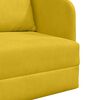 vidaXL Schlafsofa Gelb 65 x 80 x 83 cm Samt