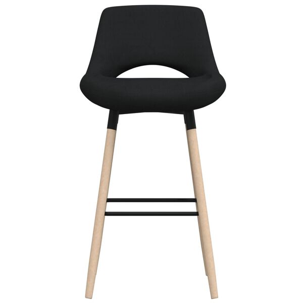 vidaXL Barhocker Schwarz Stoff