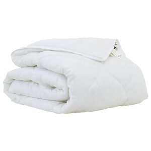vidaXL Sommerdecke 202 x 136 x 3 cm Sommer Polyester Wei&szlig; Atmungsaktiv