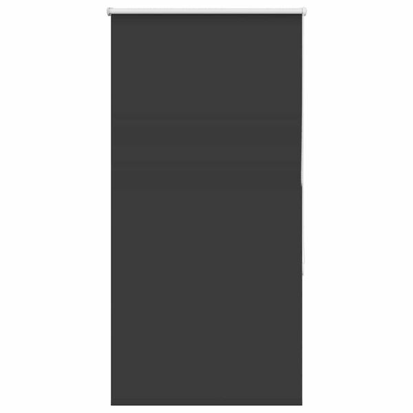 vidaXL Verdunkelungsrollo Schwarz 80x130 cm Stoffbreite 75,7 cm