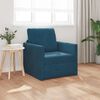 vidaXL Schlafsofa Blau 74 x 77 x 81 cm Samt