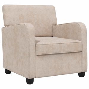 vidaXL Sessel Beige Chenille