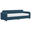 vidaXL Tagesbett mit Matratze Blau 80x200 cm Samt