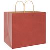 vidaXL Papiertragetaschen 50 Stk. mit Henkeln Rot 32x22x28 cm
