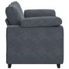 vidaXL Zweisitzer-Sofa Dunkelgrau 160x77x82 cm Samt