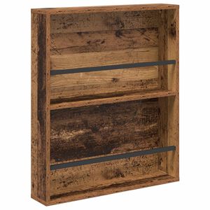 vidaXL Magazinregal mit Regal Altholz 60 x 12 x 70 cm Holzwerkstoff