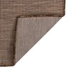 vidaXL Outdoor-Teppich Flachgewebe 160x230 cm Braun