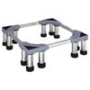 vidaXL Waschmaschinensockel Grau 67 x 67 x 21,5 cm Edelstahl