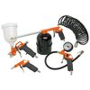 BLACK+DECKER 5-tlg. Druckluft-Zubeh&ouml;rset 0,5 L