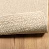 vidaXL Teppich ZIZUR Beige 80x150 cm Jute-Optik Indoor und Outdoor