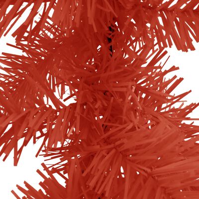 vidaXL Weihnachtsgirlande mit LED 10 m Rot
