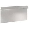 vidaXL Schneckenzaun 16 stk. 50 x 3,5 x 25 cm Edelstahl Silber