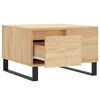 vidaXL Couchtisch Sonoma-Eiche 55x55x36,5 cm Holzwerkstoff