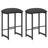 vidaXL Barhocker 2 stk. Dunkelgrau 40 x 32 x 74 cm Holzwerkstoff