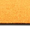 vidaXL Fußmatte Waschbar Orange 40x60 cm