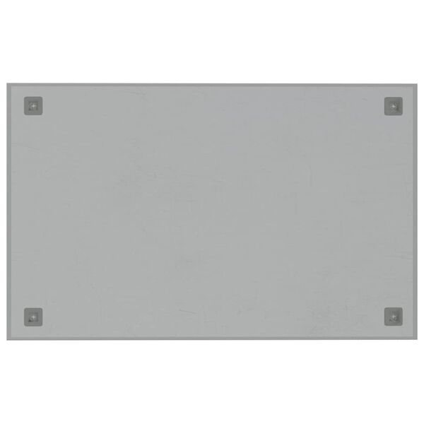 vidaXL Magnettafel Wandmontage Wei&szlig; 80x50 cm Hartglas