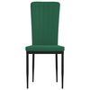 vidaXL Esszimmerstühle 2 Stk. Dunkelgrün Samt