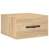 vidaXL Wand-Nachttisch Sonoma-Eiche 35x35x20 cm