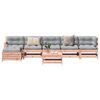 vidaXL 7-tlg. Garten-Lounge-Set Massivholz Douglasie