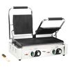 vidaXL Doppelter Gerillter Panini-Grill 3600 W 57x30,5x20 cm