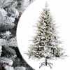 vidaXL K&uuml;nstlicher klappbarer Weihnachtsbaum 120 cm 150 LEDs