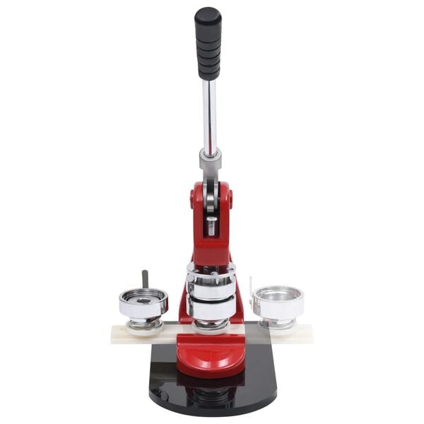 vidaXL Buttonmaschine mit 500 Button-Teilen 37 mm