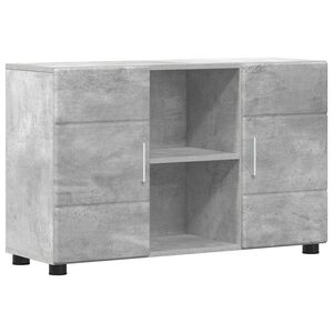 vidaXL Sideboard FLORIN Beton Grau 88,5 x 30,5 x 55,5 cm Holzwerkstoff