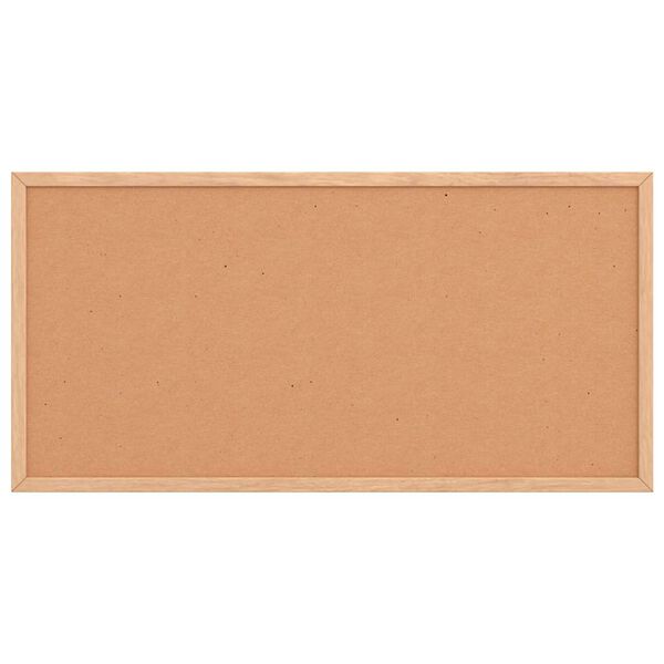 vidaXL Korktafel mit Rahmen aus massivem Kiefernholz 60 x 30 cm